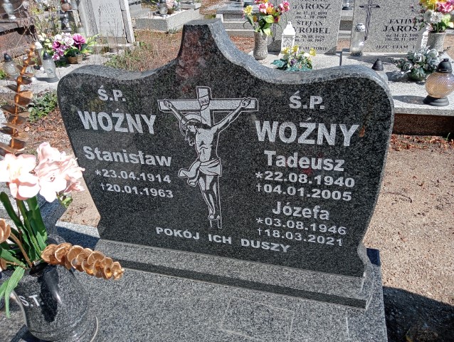 Tadeusz Woźny 1940 Śmiałowice i Marcinowice - Grobonet - Wyszukiwarka osób pochowanych