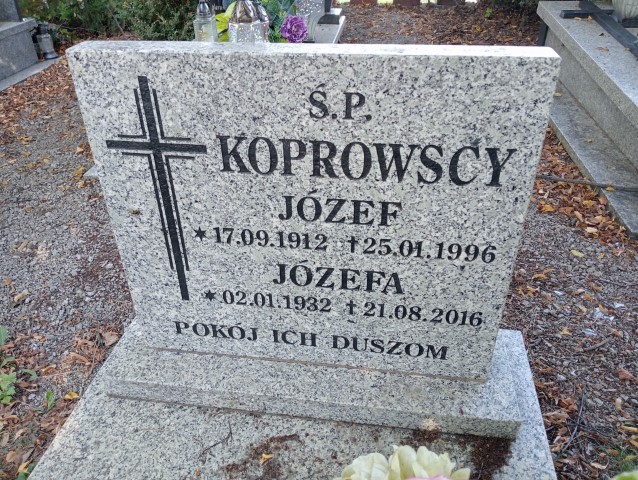 Józef Koprowski 1912 Śmiałowice i Marcinowice - Grobonet - Wyszukiwarka osób pochowanych