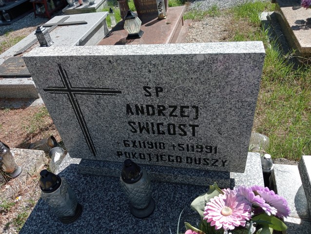 Andrzej Świgost 1910 Śmiałowice i Marcinowice - Grobonet - Wyszukiwarka osób pochowanych